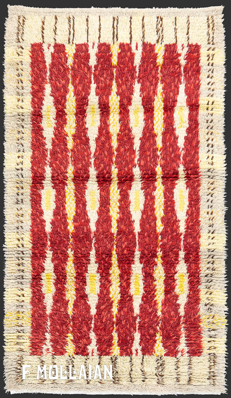 Vintage Swedish Rya Rug n°:47006272